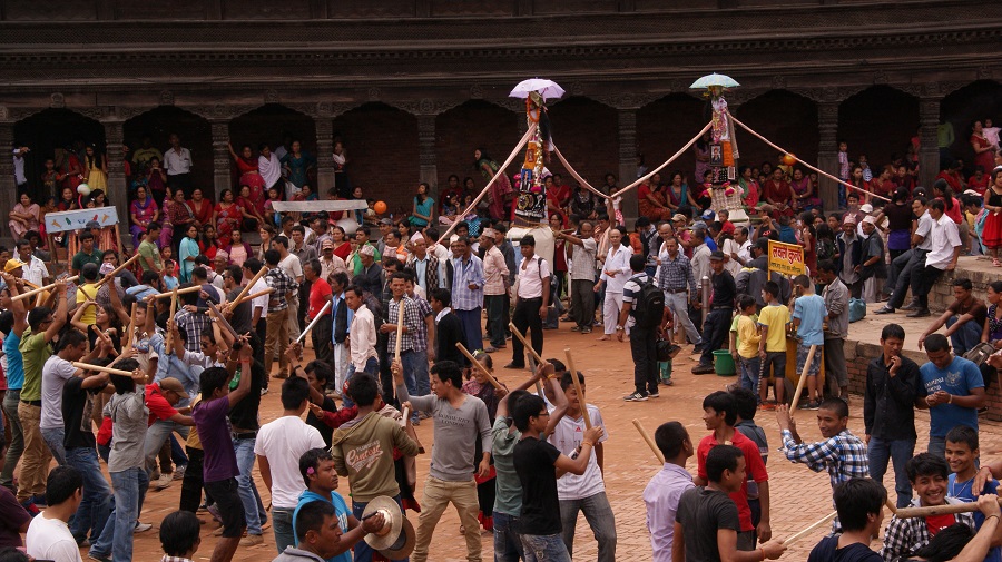 Participate in the Gaijatra Carnivals